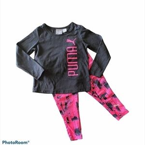 PUMA-TWO PIECE SET-GIRLS 12 MONTHS